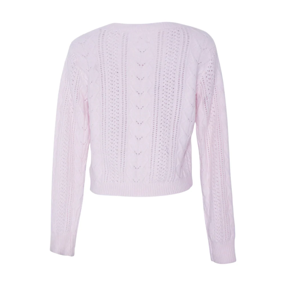 Pink Cardigan Sweater - Image 2