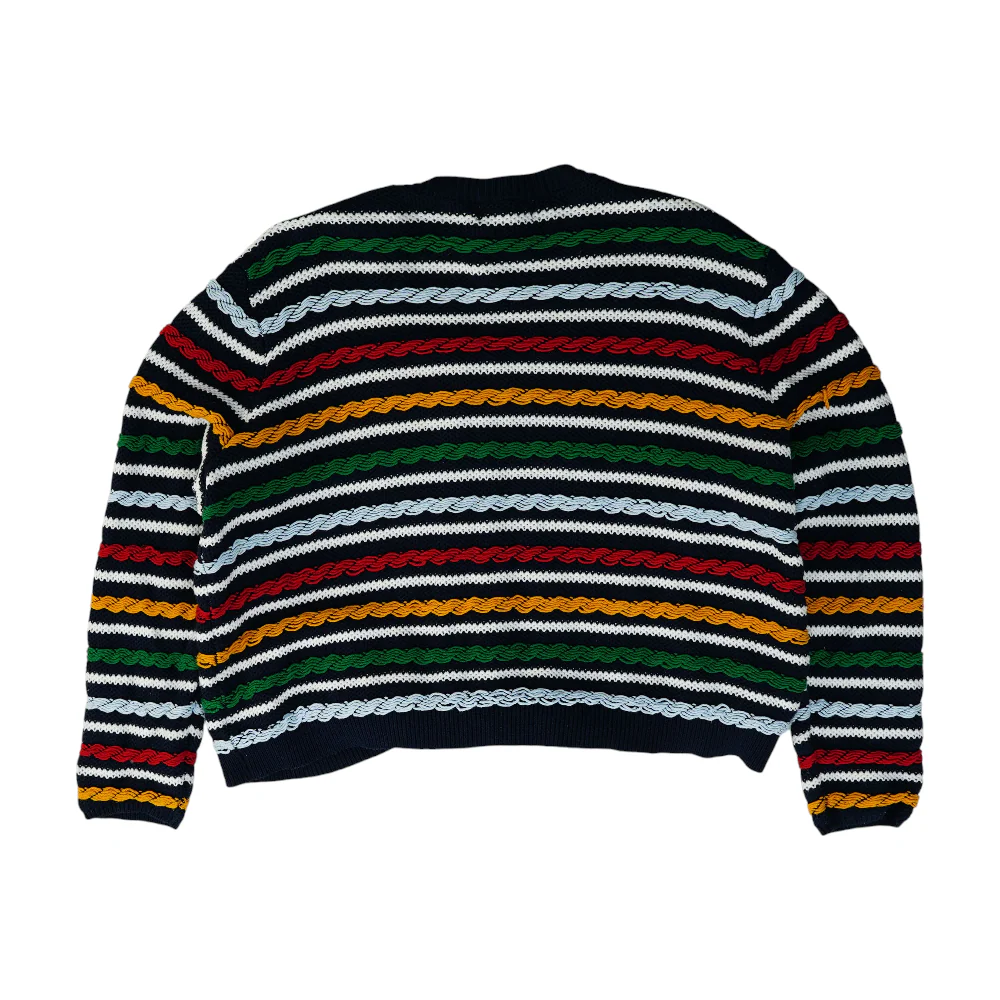 Multi Striped Cardigan Sweater - Image 2