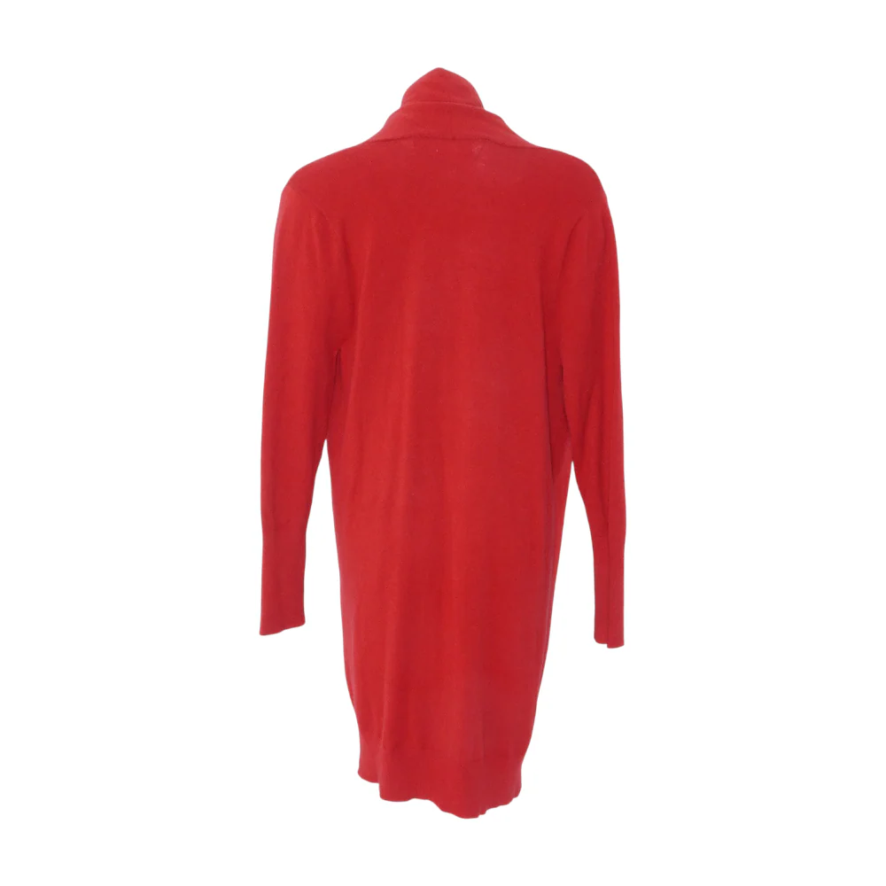 Red Cardigan Sweater - Image 2