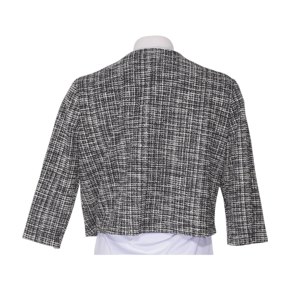 Black Plaid Cardigan - Image 2