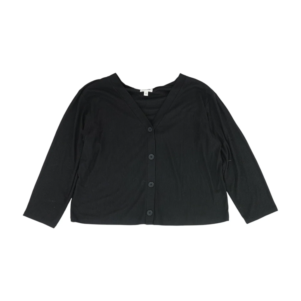 Black Cardigan Sweater