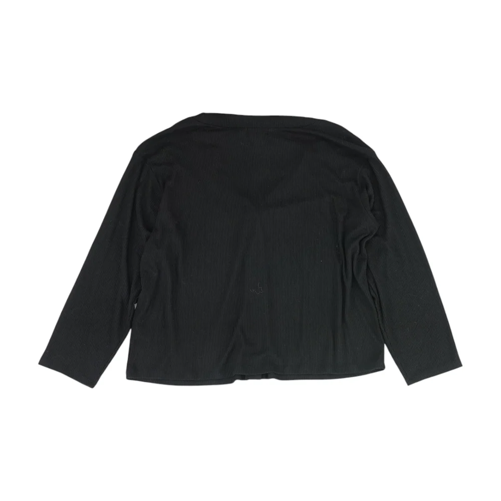 Black Cardigan Sweater - Image 2