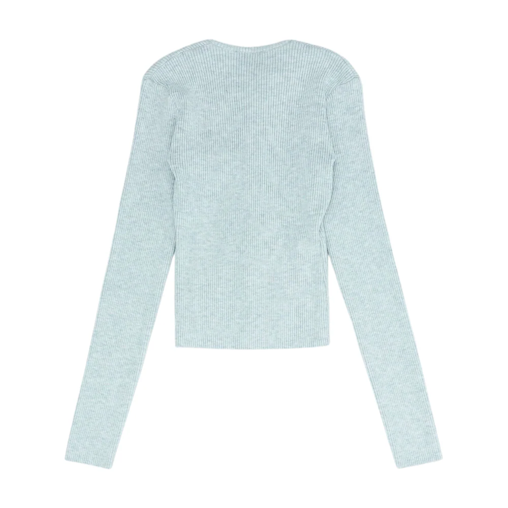 Gray Cardigan Sweater - Image 2