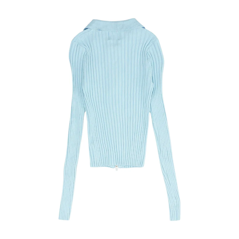 Blue Cardigan Sweater - Image 2