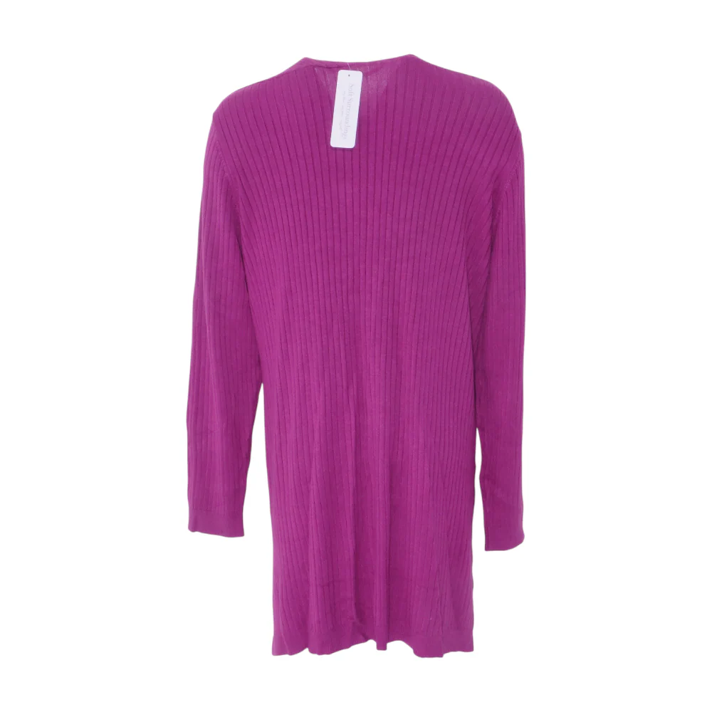 Magenta Cardigan Sweater - Image 2