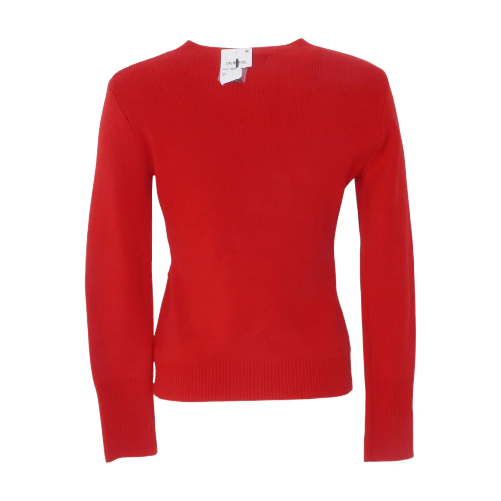 Red Cardigan Sweater - Image 2