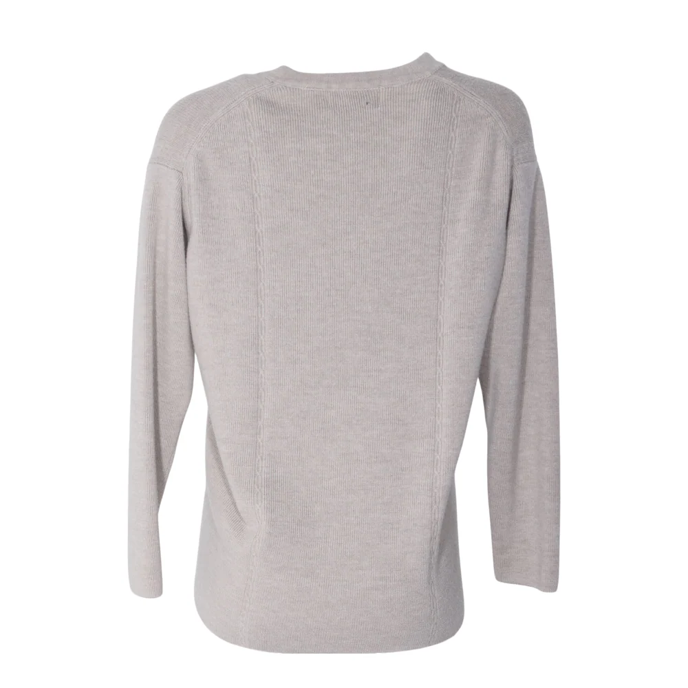 Beige Cardigan Sweater - Image 2