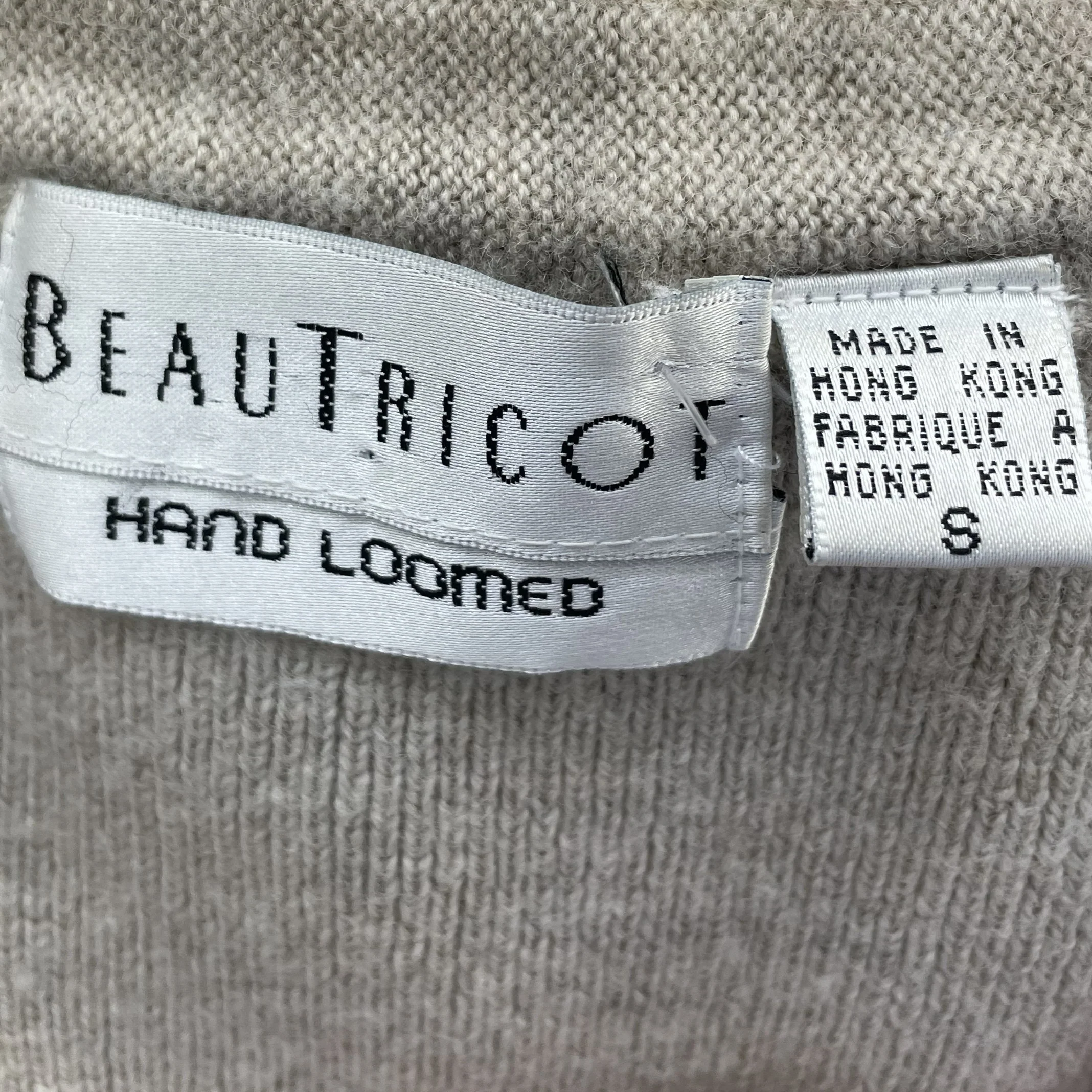 Beige Cardigan Sweater - Image 3