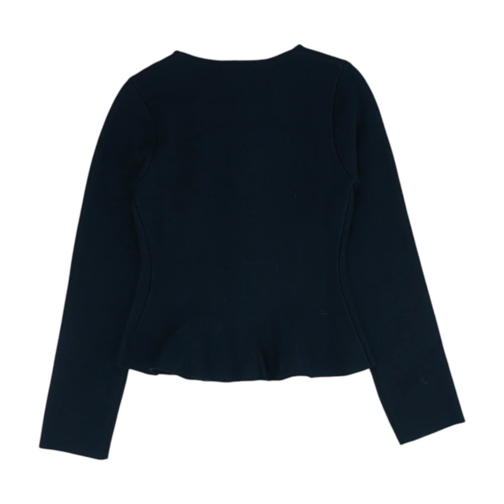 Black Cardigan Sweater - Image 2