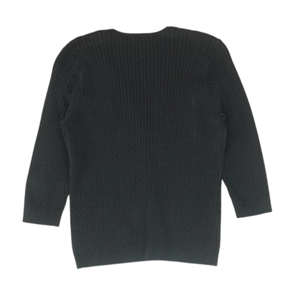 Black Cardigan Sweater - Image 2