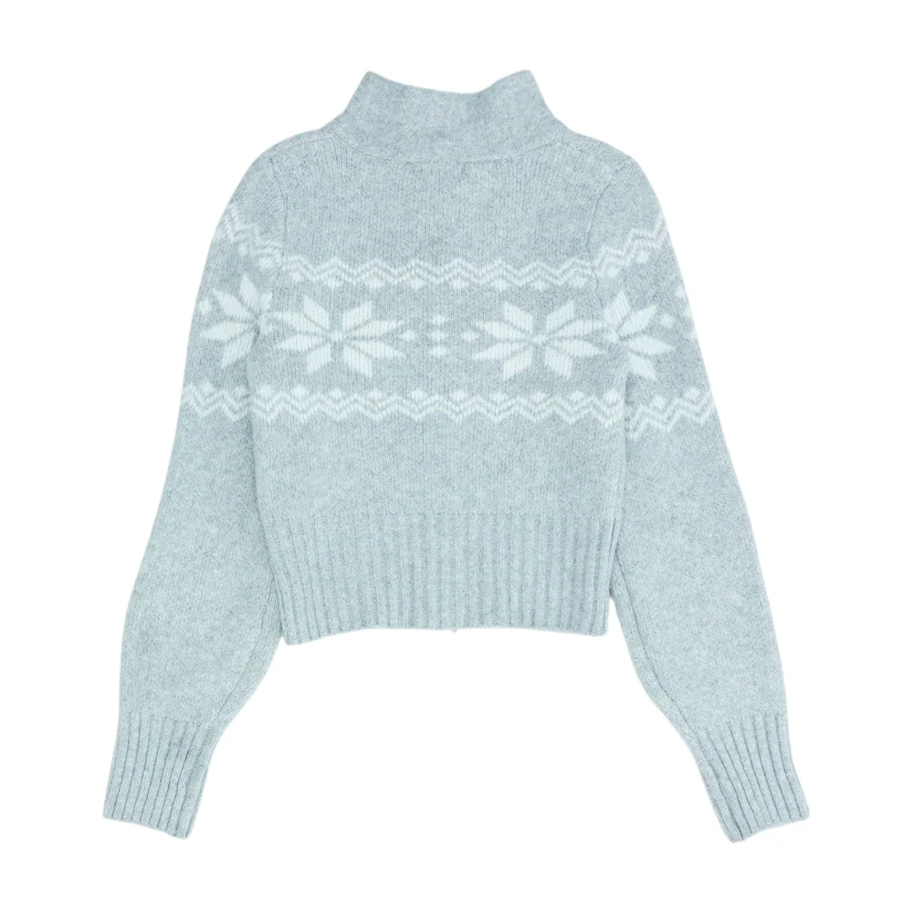 Gray Cardigan Sweater - Image 2