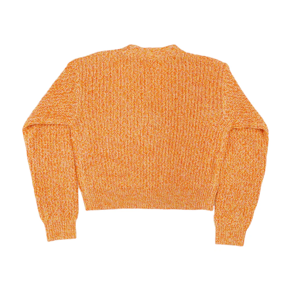 Orange Cardigan Sweater - Image 2
