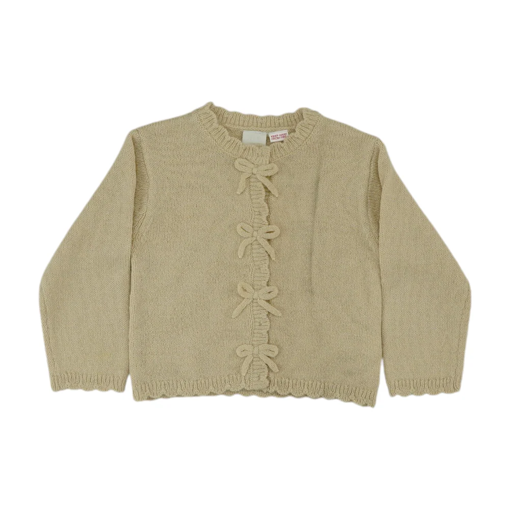 Beige Cardigan Sweater