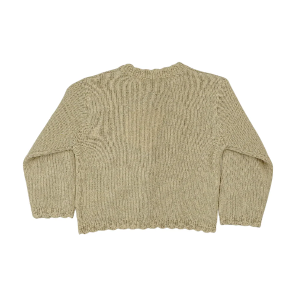 Beige Cardigan Sweater - Image 2