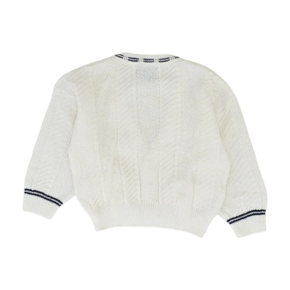 White Cardigan Sweater - Image 2