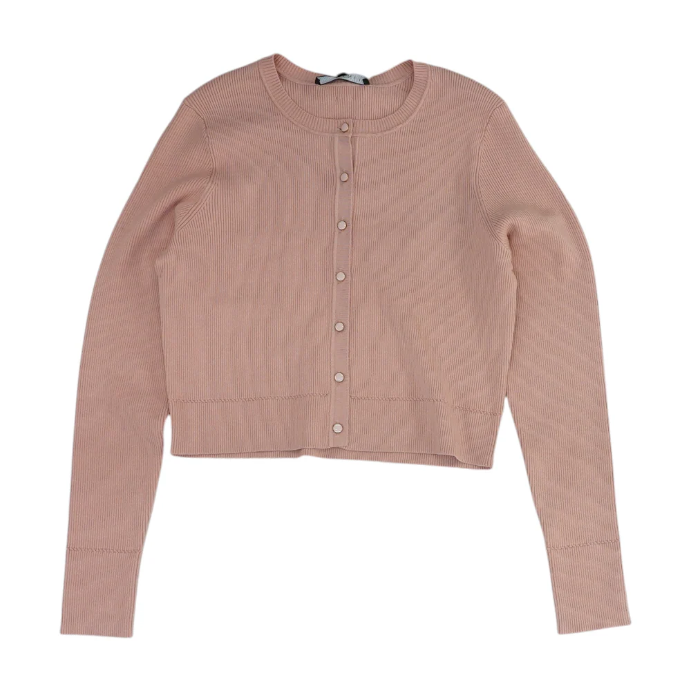 Pink Cardigan Sweater