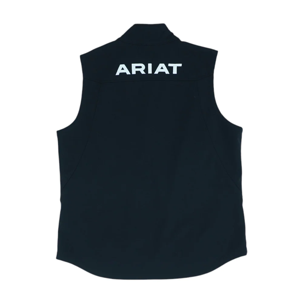 Black Solid Active Vest - Image 2