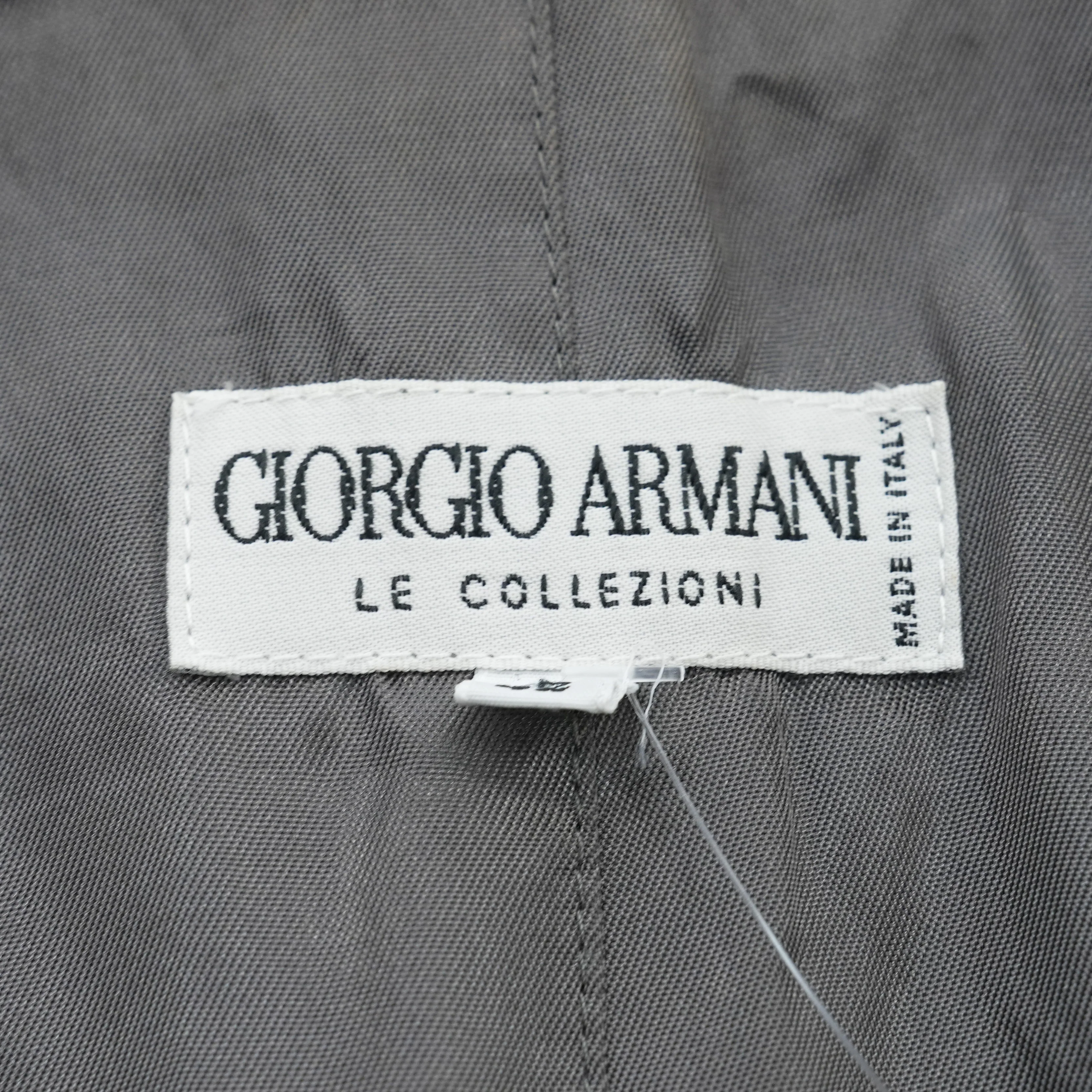 Vintage Gray Solid Casual Vest - Image 3