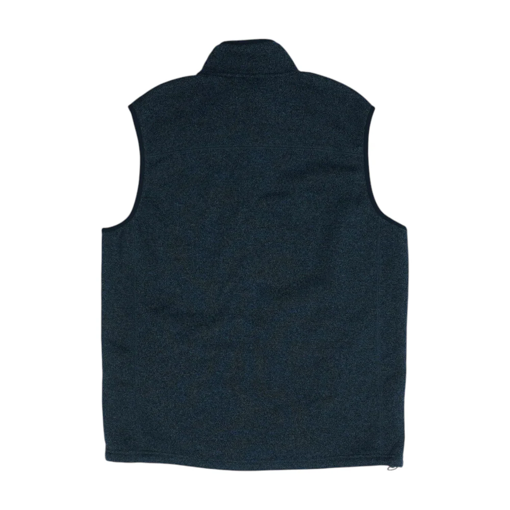 Black Solid Casual Vest - Image 2