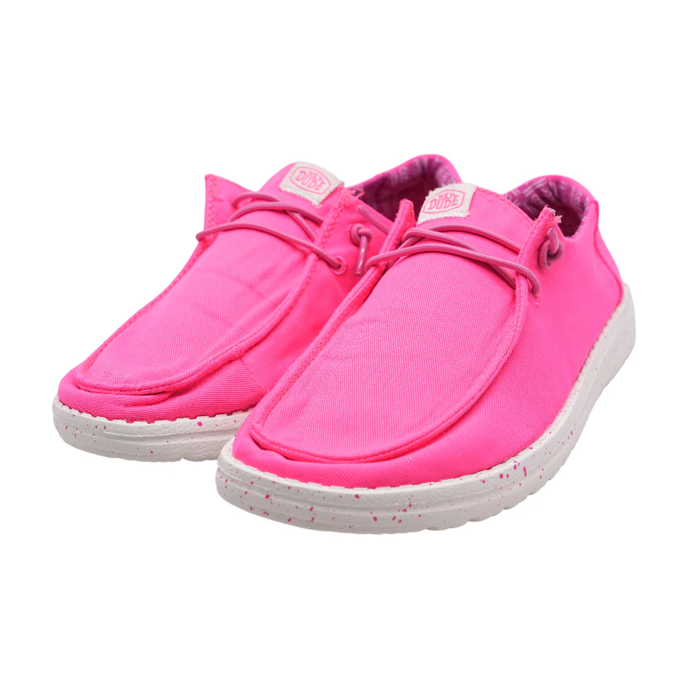 Neon Pink Casual Shoes