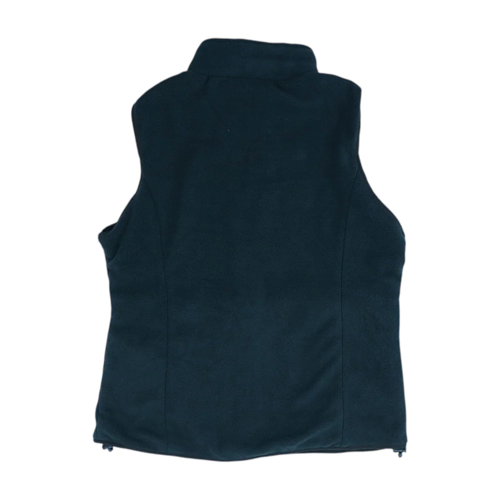 Black Solid Casual Vest - Image 2