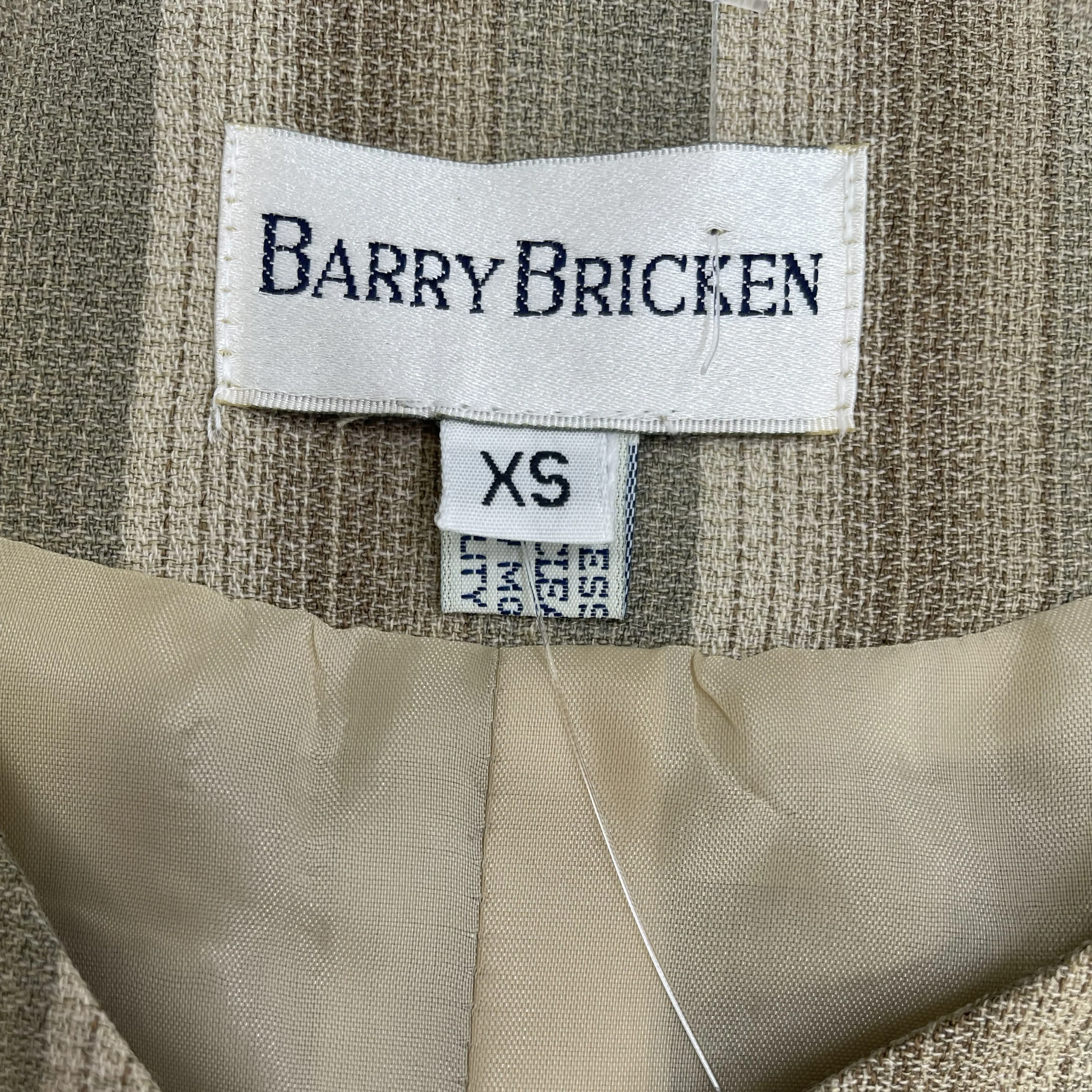 Beige Striped Casual Vest - Image 3