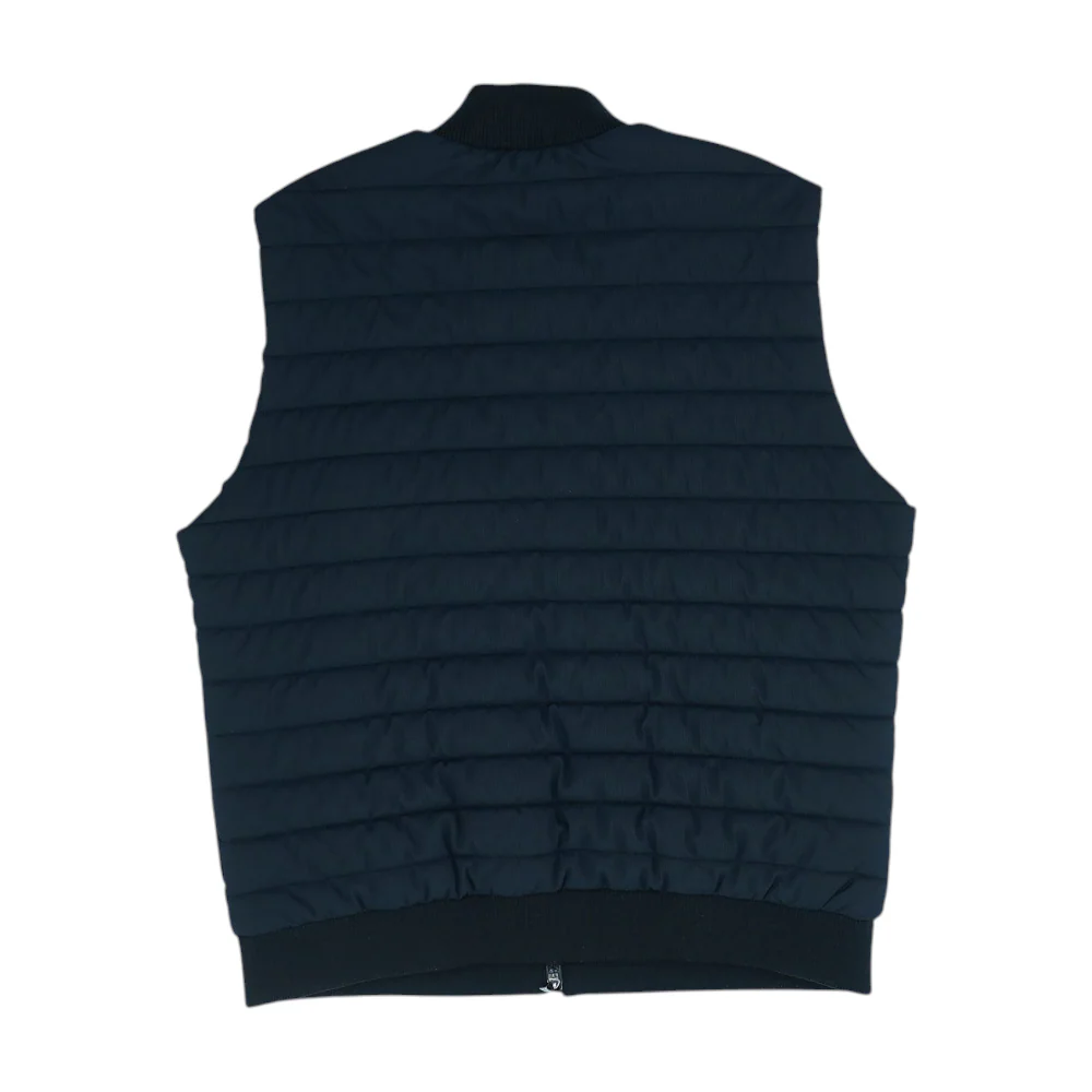 Black Solid Casual Vest - Image 2