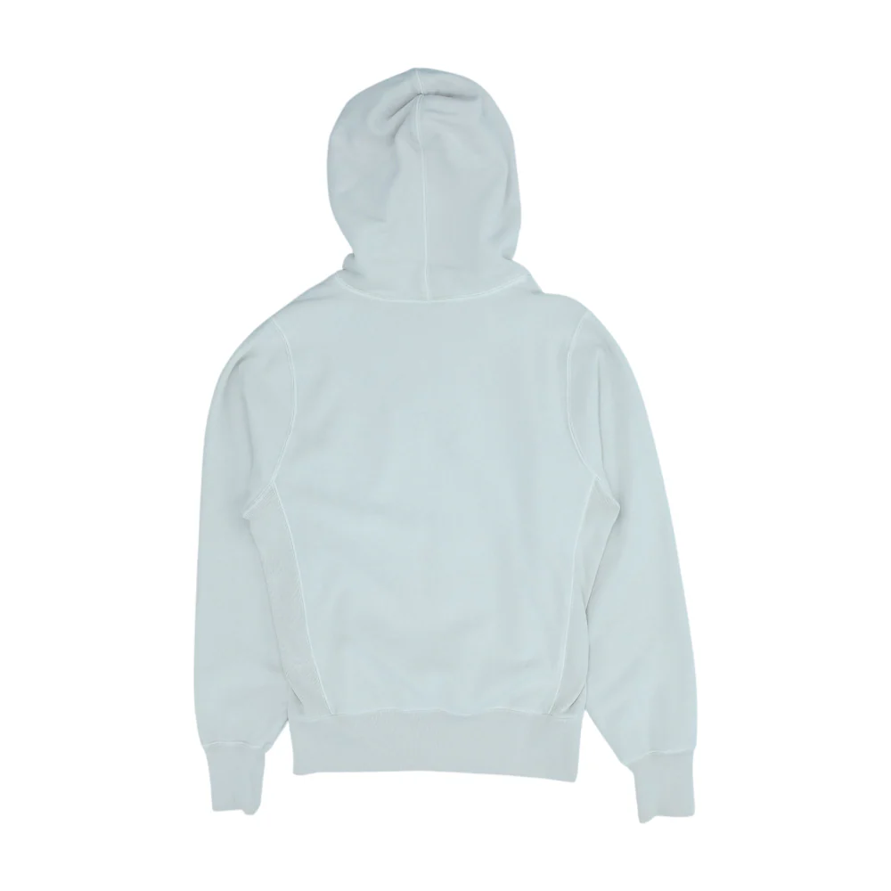 Beige Solid Hoodie Pullover - Image 2