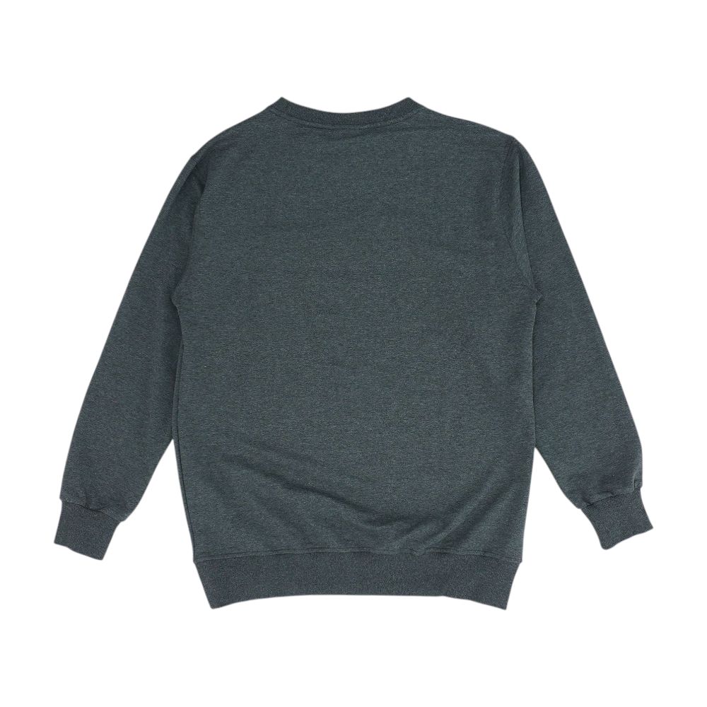 Charcoal Solid Crewneck T-Shirt - Image 2