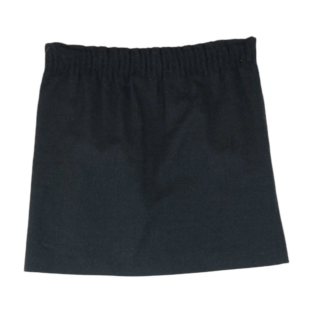 Charcoal Solid Mini Skirt - Image 2