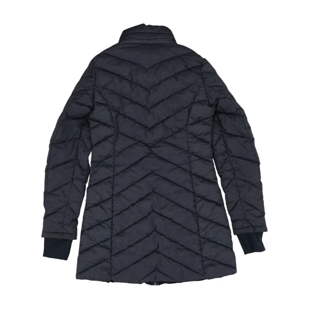 Charcoal Solid Puffer Coat - Image 2