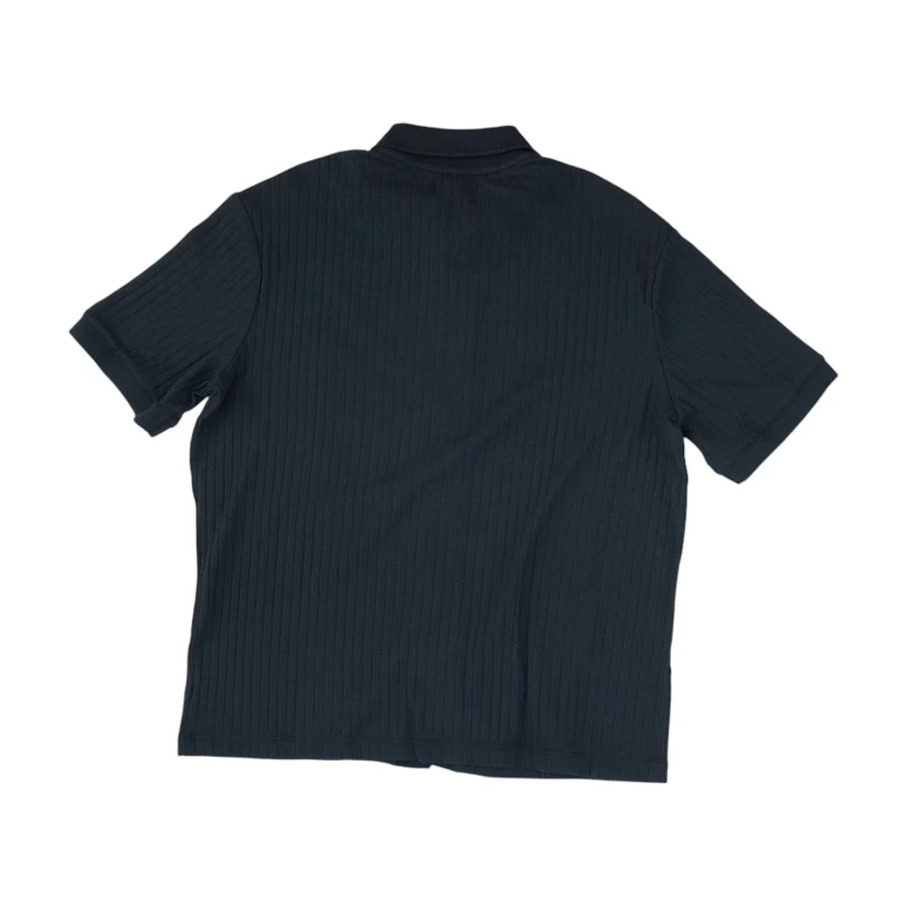 Charcoal Solid Short Sleeve Button Down - Image 2