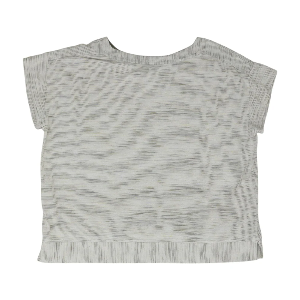 Beige Plus Striped Blouse - Image 2