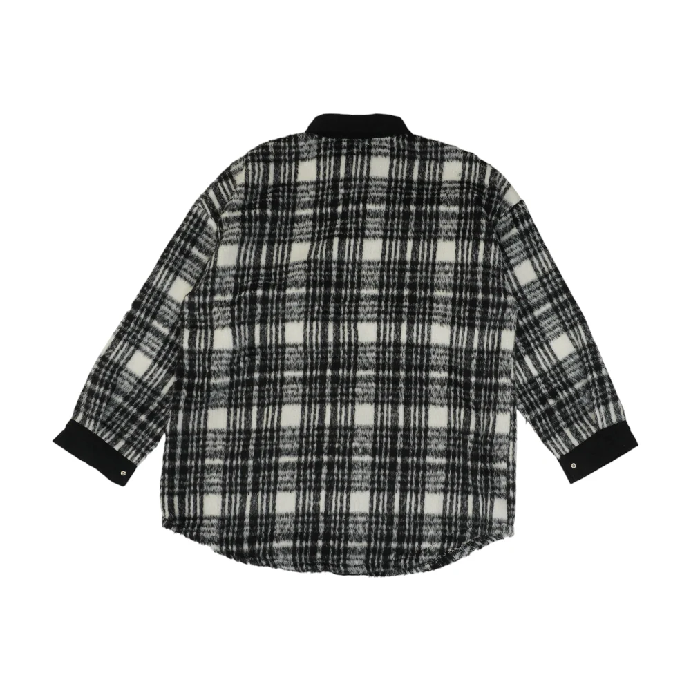 Black Plus Plaid Button Down - Image 2