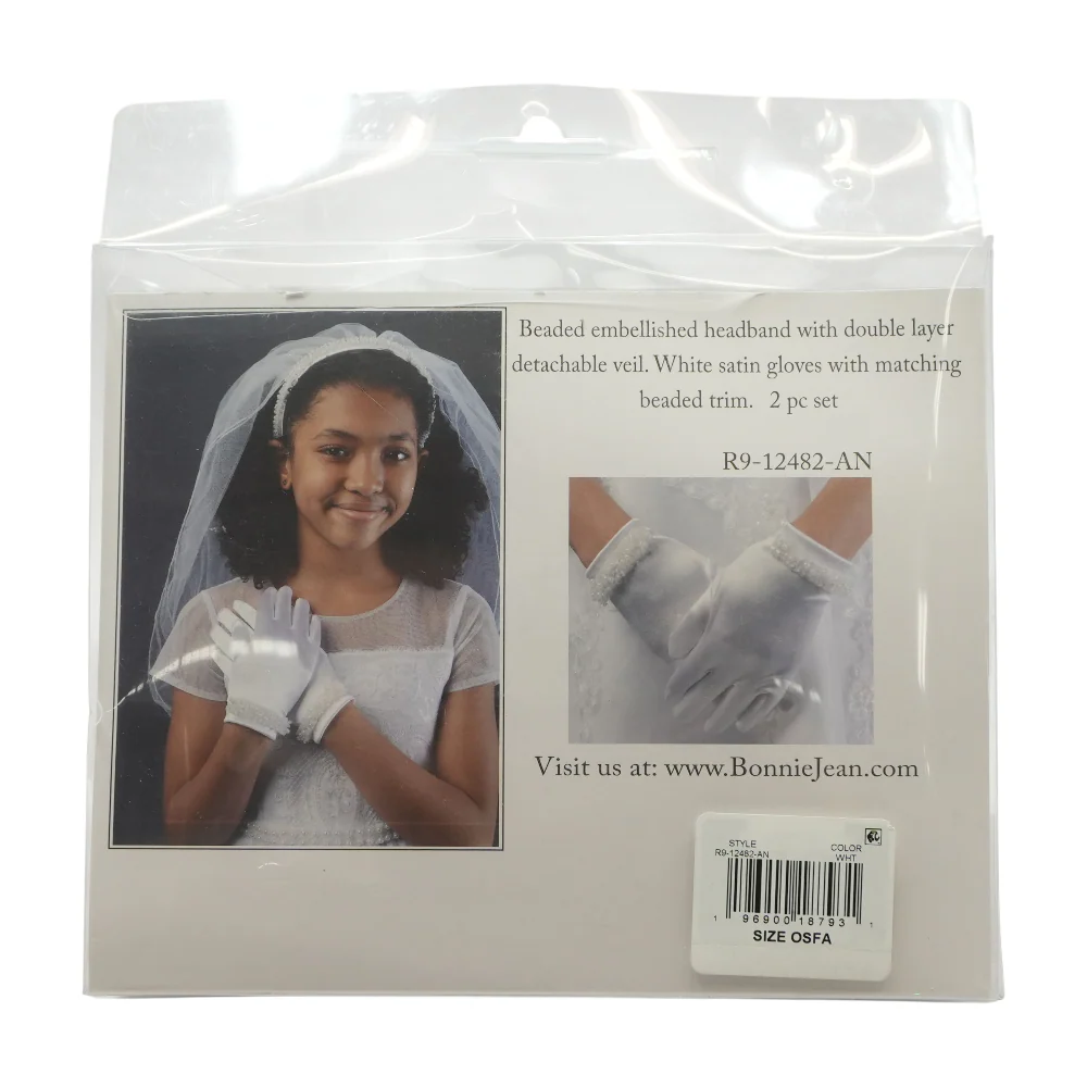 First Communion Veil & Glove Set - Image 2