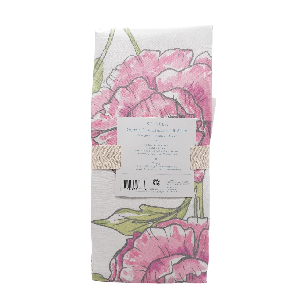Organic Cotton Percale Crib Sheet - Image 2