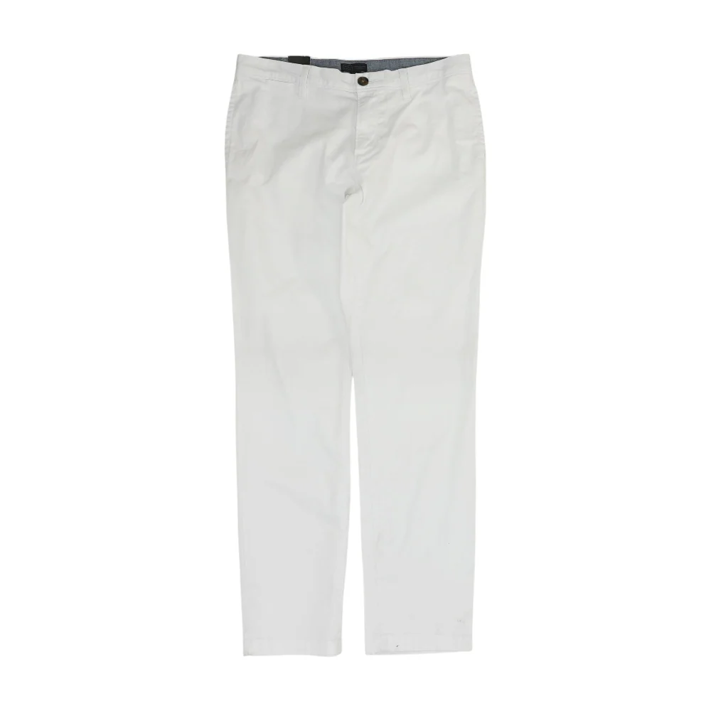 White Slim Pants
