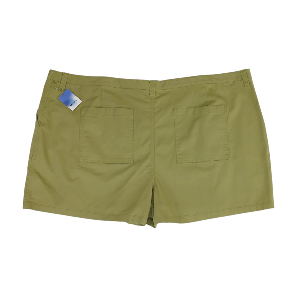 Green Plus Solid Chino Shorts - Image 2