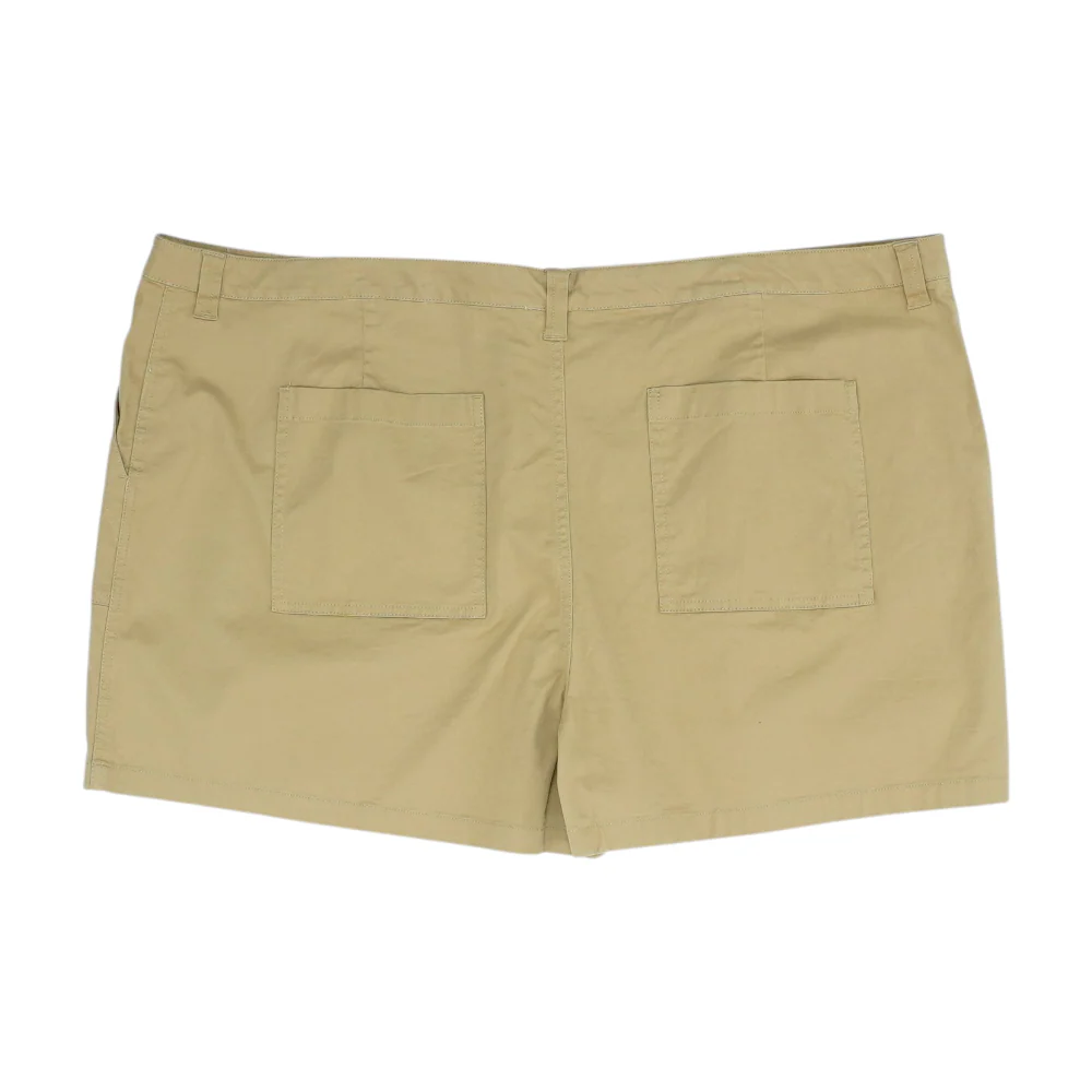 Khaki Plus Solid Chino Shorts - Image 2