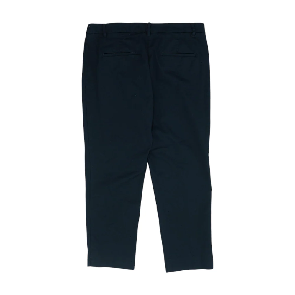 Black Solid Chino Capris - Image 2