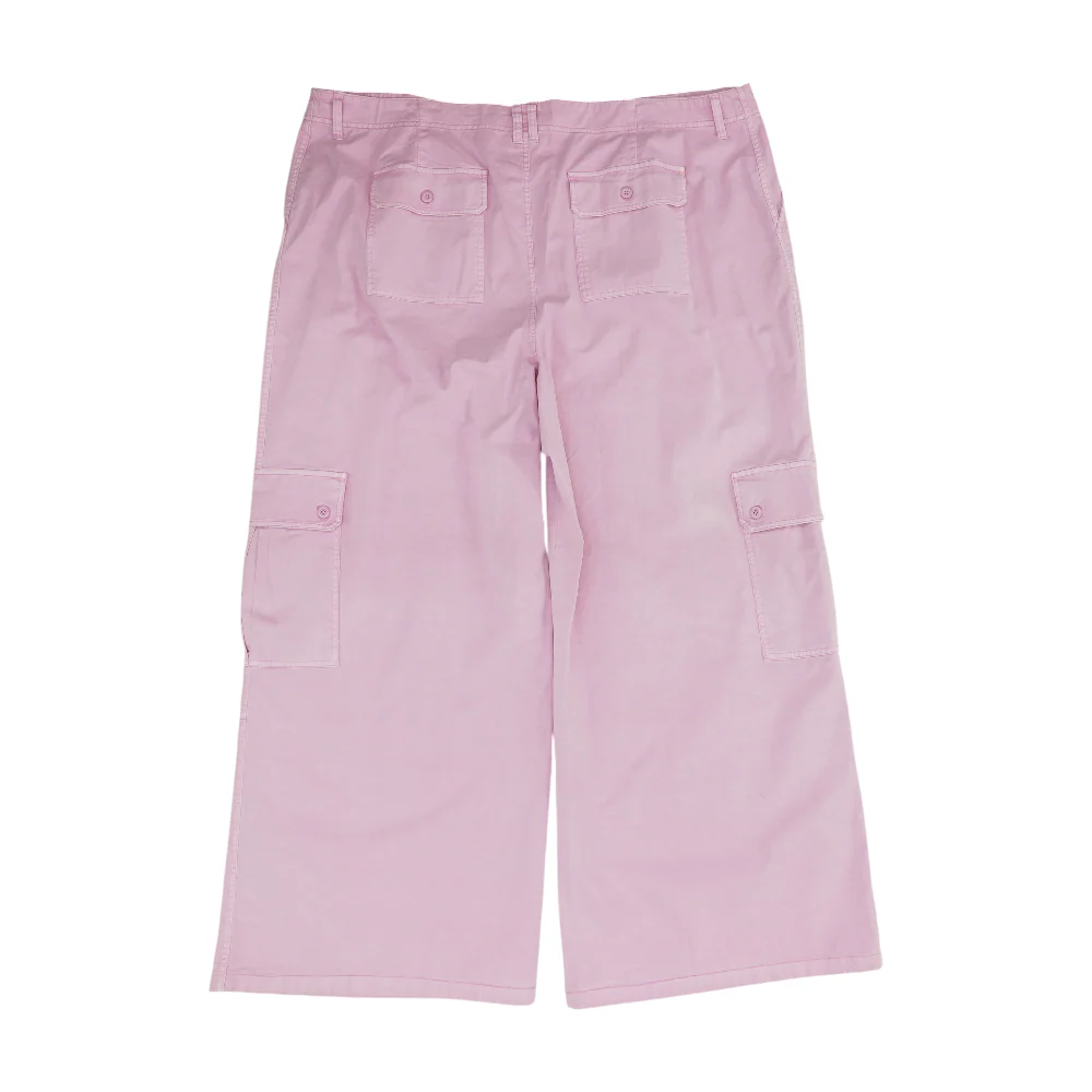 Pink Plus Wide Leg Pants - Image 2