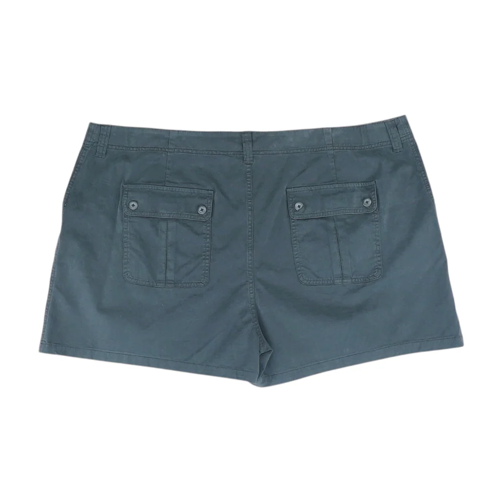 Gray Plus Solid Chino Shorts - Image 2