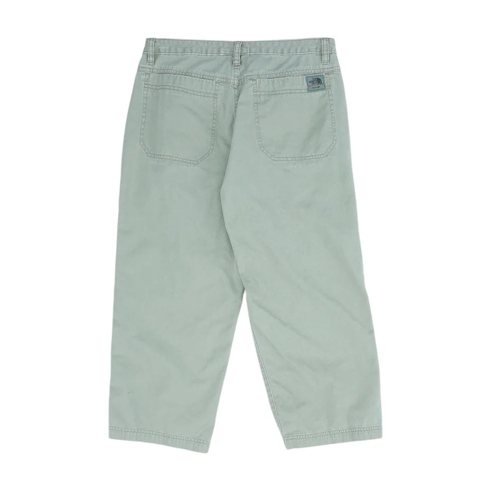 Tan Solid Chino Capris - Image 2