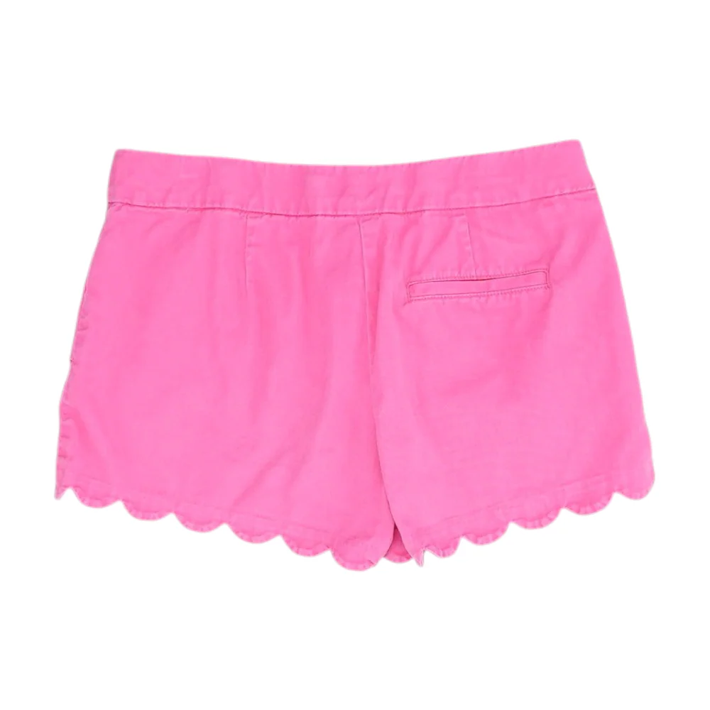Pink Solid Chino Shorts - Image 2