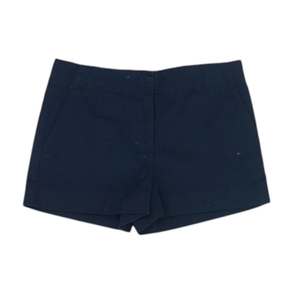 Navy Solid Chino Shorts