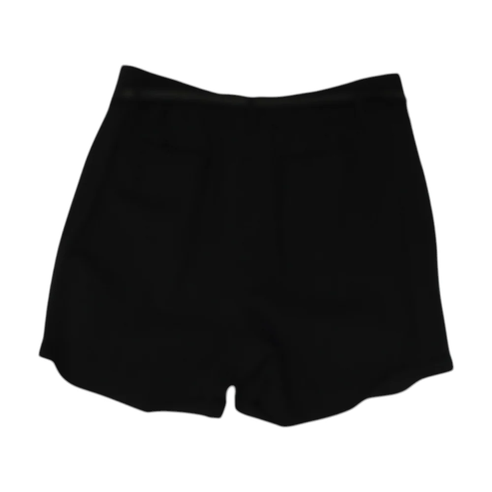 Black Solid Chino Shorts - Image 2