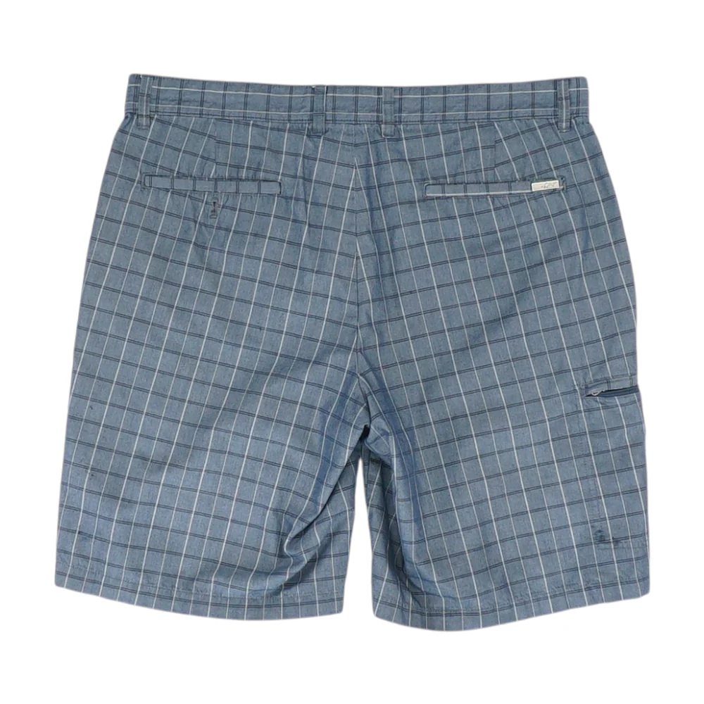 Navy Check Active Shorts - Image 2