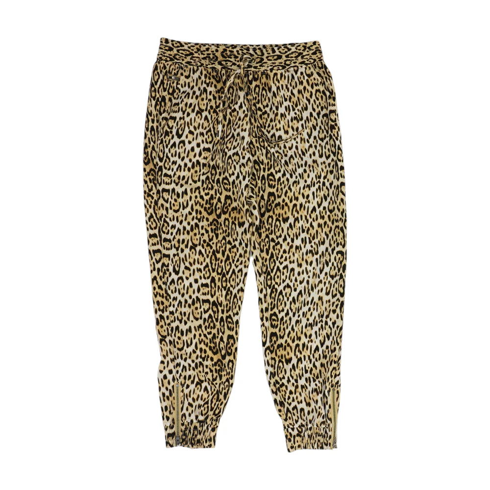 Brown Animal Print Pants