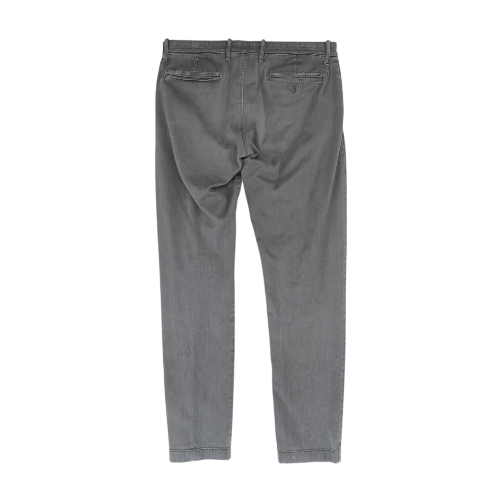 Gray Striped Regular Pants - Image 2