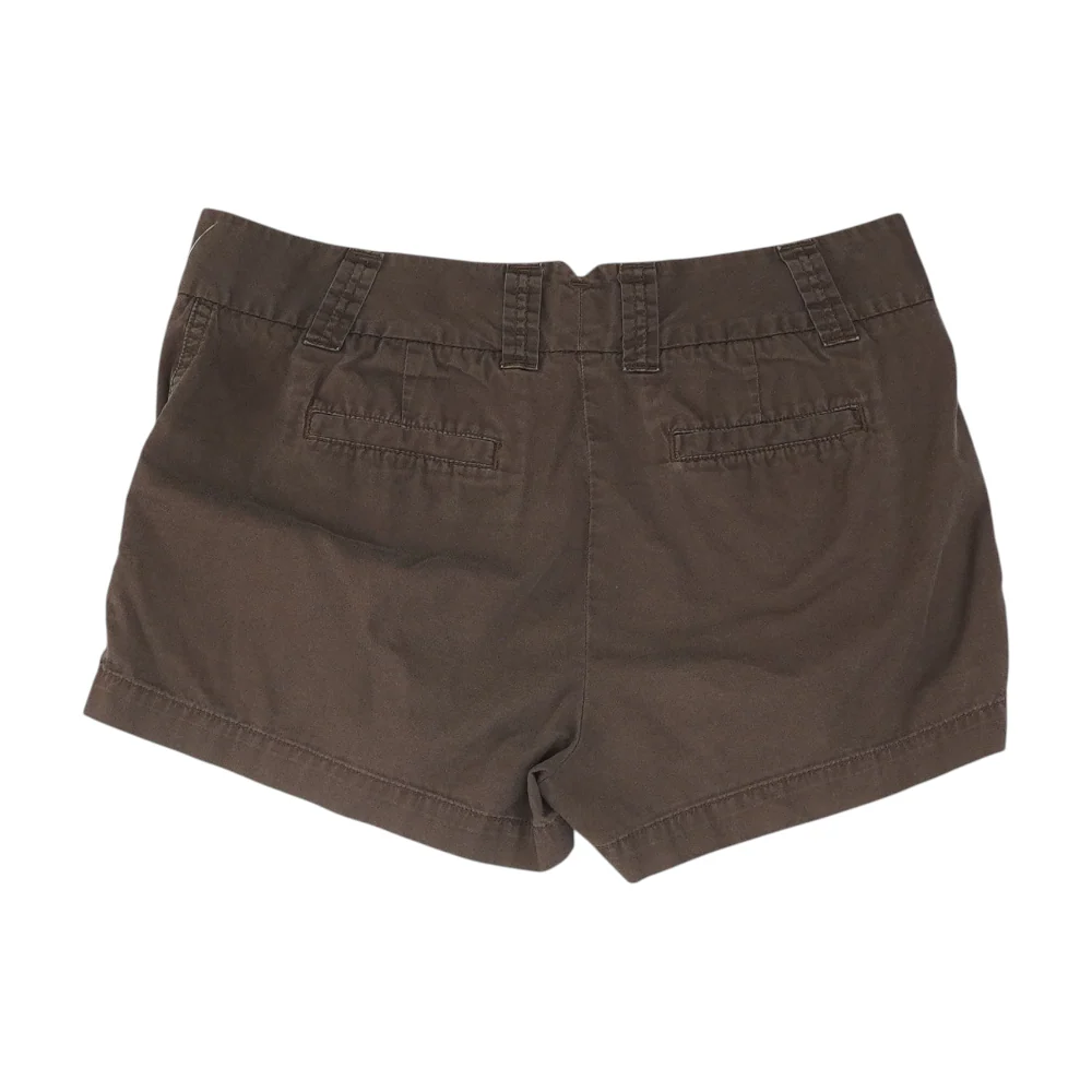 Brown Solid Chino Shorts - Image 2